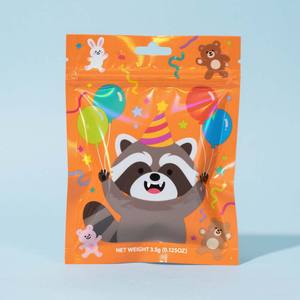 Emballage de sac à fermeture éclair en plastique PET/PE de qualité supérieure-Logo holographique en relief personnalisé pour collations/fruits secs - Product Image 6