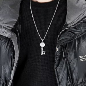 Collar con Colgante de <span class=keywords><strong>Cruz</strong></span> Religiosa de <span class=keywords><strong>San</strong></span> <span class=keywords><strong>Benito</strong></span> Exorcista, Acero Inoxidable 316L con Recubrimiento PVD, Joyería de Moda para Hombre - Product Image 5