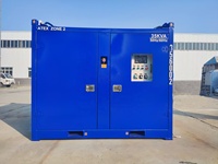 Générateur diesel ATEX Zone 2 60 kVA, groupe électrogène antidéflagrant pour plateformes offshore, avec cadre de levage DNV 2.7-1 pour plateformes pétrolières et gazières offshore