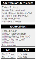 Moteur d'essuie-glace ZD60 318IT pour tracteur 12V 24V 1,8 nm pour Claas Case-IH David Brown John Deere Équipement agricole