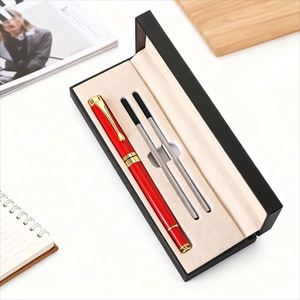 Hot-selling Custom Metal Ballpoint <b>Pen</b> Gift Box Laser Engraving Customizable Logo Business Signature <b>Pen</b> Black Ink for Corporate - Product Image 4