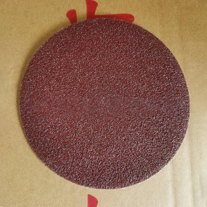 Disque de ponçage floqué Golden Bull 5 pouces rouge pour le ponçage du métal, l'élimination de la rouille et le polissage - Product Image 1