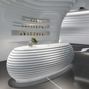 フロントデスク可愛いデザインフロントオフィスホテル店ネイルビューティーサロン受付 - Product Image 1