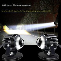 Projecteur de voiture à faisceau puissant, laser, grande lentille, ultra-lumineux, faisceau focalisé, style grille, adaptable pour camions et véhicules tout-terrain