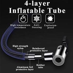 Hochdruck Digital 150Psi Inflation Auto Elektrisch Tragbarer Luft kompressor Reifen Luftpumpe Reifen füller Reifendruck überwachung - Product Image 4