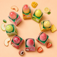 Crème glacée en forme de fruits, saveurs assorties, emballées individuellement, snack congelé, OEM ODM, vente chaude