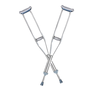 Оптовая продажа, мягкие алюминиевые медицинские регулируемые ходячие подмышечные коленные костыли - Product Image 2