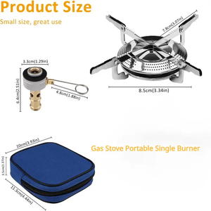 户外迷你袖珍燃气野营炉天然气户外炉灶燃气灶单燃烧器 - Product Image 2