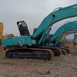 Excavadora diésel hidráulica pesada Kobelco SK350 Original de segunda mano de 35 toneladas con excelentes condiciones de trabajo Precio barato a la venta - Product Image 5