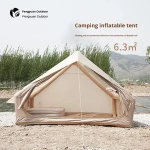 Tente de camping avec toit ouvrant de 6,3 mètres carrés, spacieuse <span class=keywords><strong>pour</strong></span> 4 à 6 personnes, observation des étoiles la nuit, tente avec toit ouvrant de 6,3 mètres carrés - Product Image 6