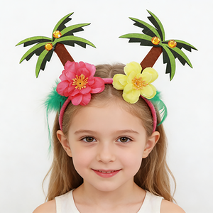 Accessori per Feste a Tema Hawaiano, Cerchietti Ispirati alle Vacanze al Mare per Costumi e Spettacoli - Product Image 6
