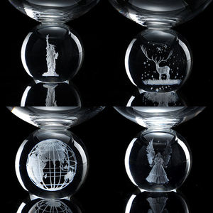 Cocktail thủy tinh sang trọng tinh thể màu đỏ rượu vang thủy tinh giá nhà máy bán buôn với giấy chứng nhận CE bên trong khắc Brandy thấp-chân Kính - Product Image 4