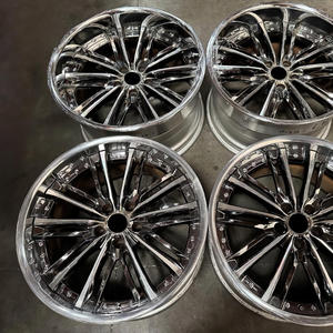 Roue de voiture de course forgée sur mesure EZW 2 pièces Deep Dish Concave 5x114.3 5x120 5x112 Jantes en alliage 18-23 pouces Jante en aluminium <span class=keywords><strong>4</strong></span> pièces - Product Image 5