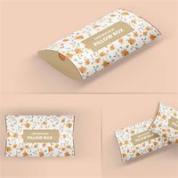 Boîte d'emballage alimentaire pliable personnalisée en gros en papier pour Sushi Cake Cookiey Macaron Donut Takoyaki Boîte d'emballage de bonbons