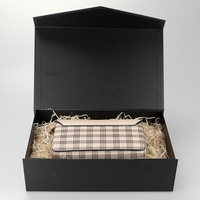 Benutzer definiertes Logo Rosa Luxus Magnetisch Faltbare Verpackungs box Magnet verschluss Karton Schuhe Kleidung Bekleidung Versand kartons