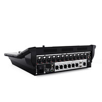 Console de mixage audio numérique professionnelle avec suppression du bruit, 18 entrées, 14 sorties, écran tactile, contrôle WiFi, son live, scène