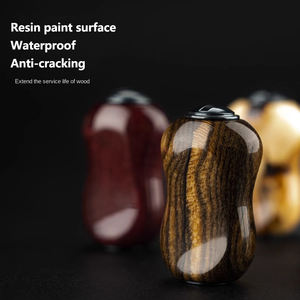 CHILENT moulinet bouton à main poignée en <span class=keywords><strong>bois</strong></span> massif moulinet de pêche poignée bûches naturelles outil de pêche Construction en <span class=keywords><strong>bois</strong></span> naturel outil de pêche - Product Image 4