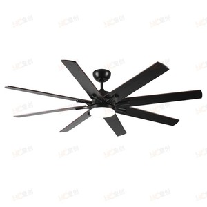 Large Size <b>Ceiling</b> Fan <b>Light</b> With Led <b>Light</b> Fixed Blade Flush Mount For Living Room Bedroom Dining Room <b>Office</b> - Product Image 3