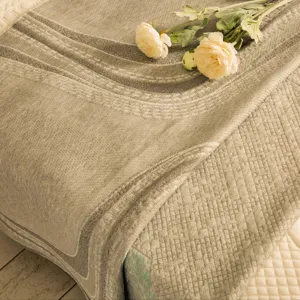 2024新款灰色针织床垫面料免费棉布床垫套