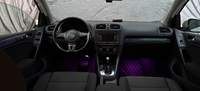 64 couleurs, éclairage ambiant dynamique étoilé pour Volkswagen Golf Mk6 2008-2013, éclairage LED intérieur, tableau de bord, garniture de porte, éclairage d'ambiance