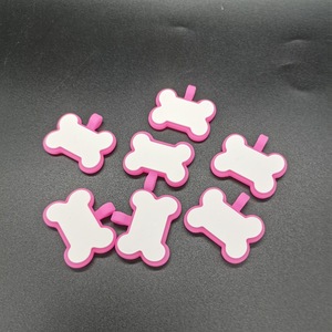 Étiquette d'identification légère pour animaux de compagnie en Silicone Cute Night <span class=keywords><strong>Glow</strong></span>-Pendentif en os sculpté au laser personnalisé pour chiens et chats - Product Image 4
