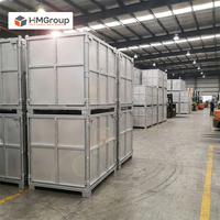 Conteneur IBC pliable, durable, résistant, empilable, pour l'industrie du caoutchouc