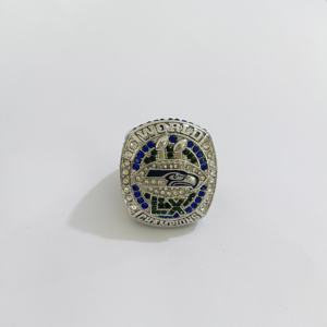 Anillo de Campeonato de Fútbol Americano Seahawk 2026, Chapado en Oro Rosa, Aleación, Tradicional, Nuevo, Venta Directa de Fábrica, Venta al Por Mayor - Product Image 1