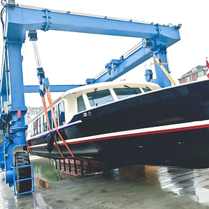 Various Mechanical Equipment High Efficiency Mobile Crane Yacht Lifting <b>Hoist</b> Marine Travel Lift 100 Ton for Sale - Product Image 2