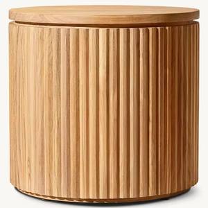 Mesa de Centro de Madera de Teca Sólida para Exteriores, Colección Vigo, Resistente al Agua, de Lujo, Contemporánea, Ecológica y Duradera - Product Image 5