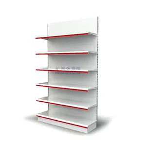 Estanterías Metálicas de Acero de Varias Capas a Precio de Fábrica, Estante Individual para Abarrotes, Góndola, Estanterías de Venta al por Menor para Supermercados - Product Image 1