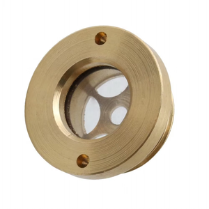 Mirilla de Nivel de Aceite de Latón Macho - M16x1.5 M20x1.5 M22x1.5 M27x1.5 M42x1.5 Cabeza Redonda para Caja de Engranajes de Compresor de Aire - Product Image 1