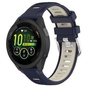<span class=keywords><strong>Correa</strong></span> de Reloj de Silicona de Repuesto de Doble Color de 18 mm/20 mm/22 mm para Reloj Inteligente Garmin Forerunner 265/265S, Nueva Llegada - Product Image 3