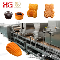 HG Vollautomatische 3D-Kuchenproduktionslinie Industrieller Teigmischer Mehlverarbeitung Schlüsselfertige Lösung 3D-Geformte Kuchenproduktionslinie