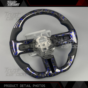 Volante de Fibra de Carbono Forjado Personalizado para Ford <span class=keywords><strong>Mustang</strong></span> S197 2005-2014 GT Coupe GT500 Shelby <span class=keywords><strong>Boss</strong></span> <span class=keywords><strong>302</strong></span> - Product Image 3