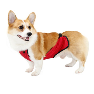 Ceinture ventrale imperméable Corgi pour chiens de taille moyenne et grande, en polyester rouge, pour toutes les saisons, couche pour animaux de compagnie - Product Image 5