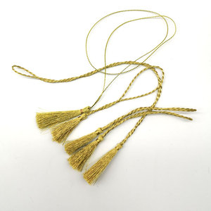 Fournisseur de pompons dorés en fil métallique faits à la main pour rideaux, décorations de téléphones portables et emballages de vêtements ethniques - Product Image 3