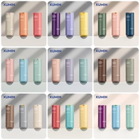 Flacon pompe sans air de haute qualité, emballage cosmétique en plastique fantaisie à double paroi, flacons cosmétiques rechargeables