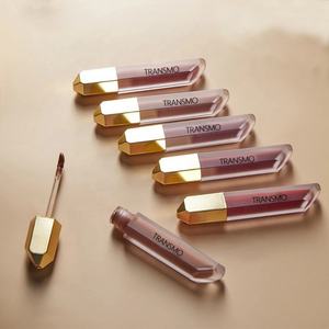 Tube de brillant à lèvres en cristal avec logo personnalisé, 6,5 ml, emballage vide transparent pour brillant à lèvres avec pinceau, conteneur de maquillage, vente en gros - Product Image 1