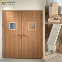 Porte coupe-feu en bois massif de qualité supérieure 60/90/120 min pour chambre, supermarché, hôpital et villa avec charnières dissimulées