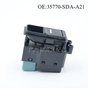 Interrupteur de commande de la vitre arrière en plastique neuf 35770-SDA-A21 pour Honda Accord Odyssey 7ème génération - Product Image 4