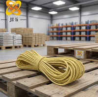 Cordon tressé en Para-Aramide de 4 mm personnalisé par le fabricant, haute résistance à la traction, résistant aux coupures, ignifuge, 12 brins