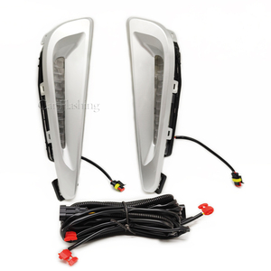 Xe <span class=keywords><strong>LED</strong></span> ban ngày chạy ánh sáng cho TOYOTA PRIUS 2019 2020 2021 2022 2023 DRL Đèn sương mù với màu vàng tín hiệu lần lượt ánh sáng - Product Image 1