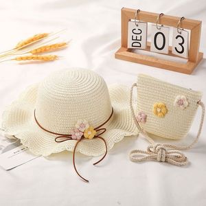 New Collection Straw <b>Hat</b> 2023 Kids Straw <b>Hat</b> <b>Bag</b> Set - Product Image 2