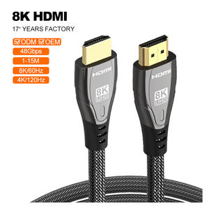 สาย HDMI 2.1 ความเร็วสูงพิเศษ A030 ผลิตจาก PVC รองรับ <span class=keywords><strong>PS5</strong></span> 8K/60Hz HDR EARC HDCP 48Gbps ความยาว 1 ม. 1.5 ม. 2 ม. 3 ม. 5 ม. สาย HDMI 8K - Product Image 1