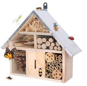 Mason Bees ผีเสื้ออาศัยอยู่กลางแจ้งไม้แมลงโรงแรมแมลงบ้านสำหรับเต่าทอง - Product Image 1