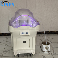Équipement moderne japonais pour spa capillaire, bac de massage portable, lavabo de 80 cm de hauteur avec fonction de fumigation, sans plomberie requise