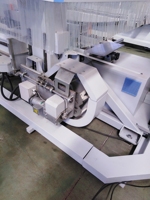 Centro de Mecanizado Automático de Perfiles de Aluminio PARKER de 4 Ejes Controlado por PLC para Acero Inoxidable, PVC/UPVC con Motor para Ventanas