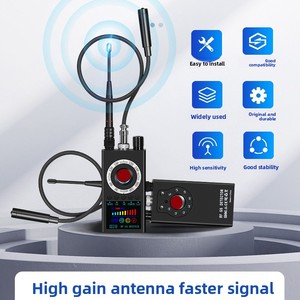 Détecteur de signaux RF portable K19, détecteur de caméras espions, scanner de signaux sans fil GPS, détecteur d'aimants, protection anti-espionnage, ABS - Product Image 2