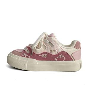 Korean-style Casual Walking Shoes New 2026 Spring/Summer Collection Unique Cute Thick-soled Genuine Leather Soft Arch <b>Support</b> - Product Image 5