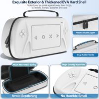 Étui de transport brillant personnalisé, étanche, antichoc et anti-poussière en EVA avec fermeture éclair pour manette PS5 et consoles de jeux vidéo